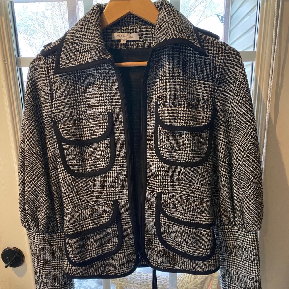 Anne Fontaine Houndstooth Jacket